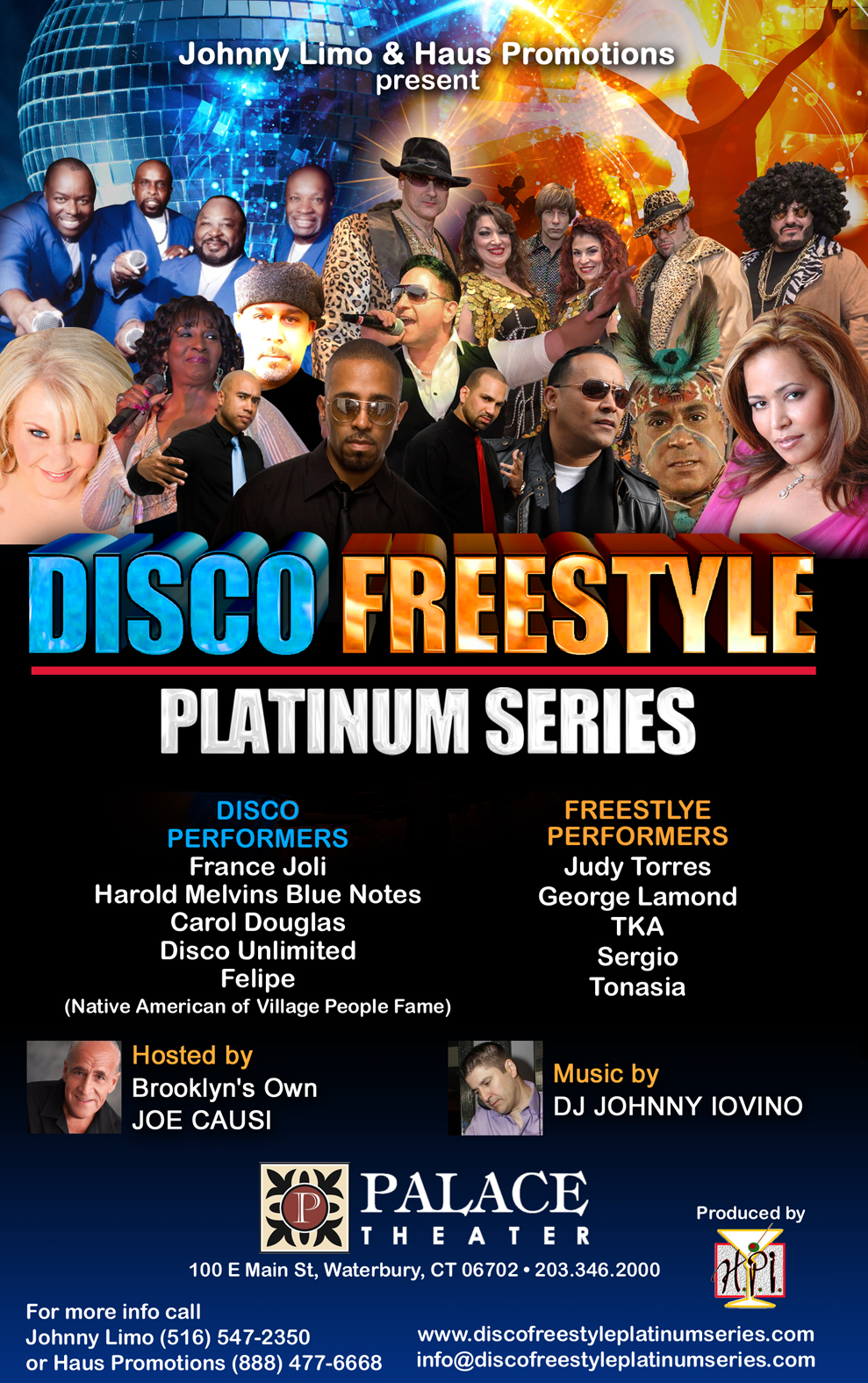 Disco Freestyle Platinum Service - Long Island Adventures